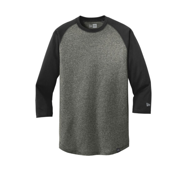New Era Heritage Blend 3/4-Sleeve Baseball Raglan Tee - Image 3